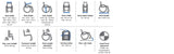 Invacare - Action 5 - Standard Wheelchairs