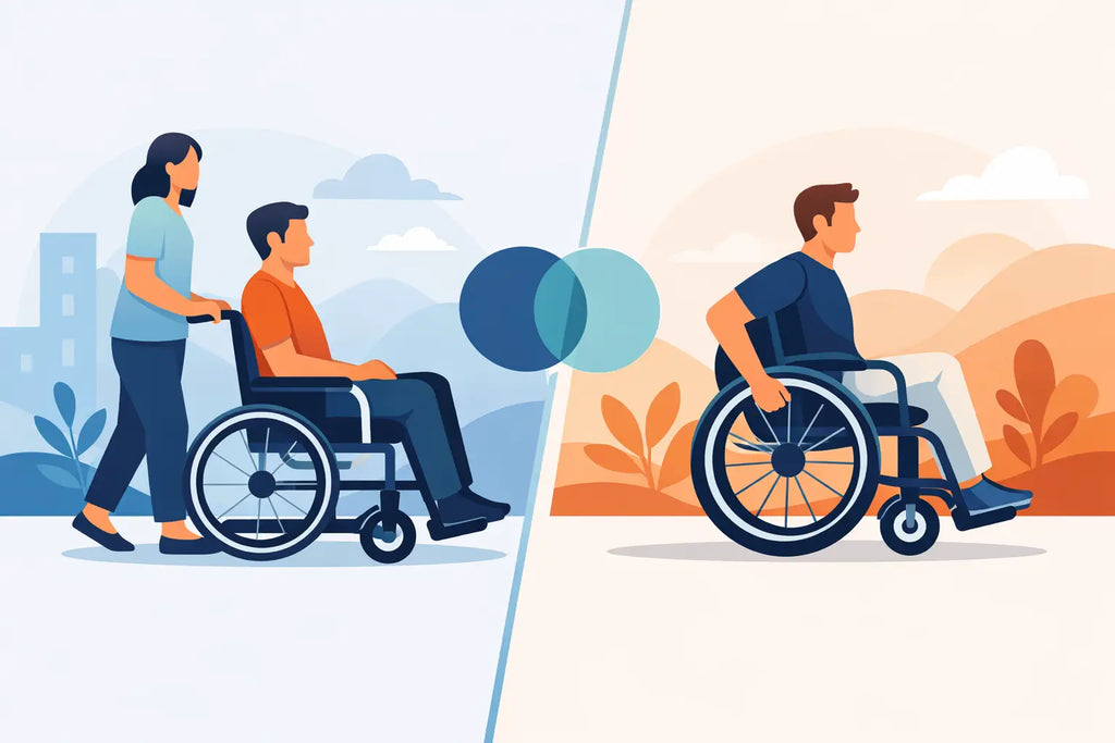 Attendant Propelled vs Self Propelled Wheelchairs