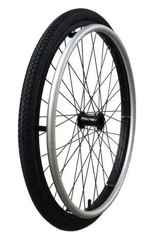 Wheel Rear - Alloy Wheel With Push Rim & Pneumatic tyre