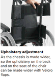 upholstery Invacare Action3 Junior - Standard Wheelchairs
