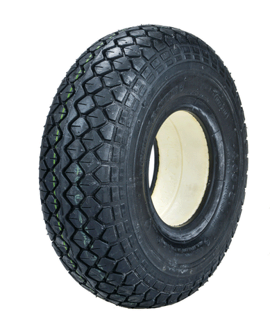 Wheelchair Tyre 4.00 - 5  (330 x 100) Foam Filled Black